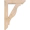 Ekena Millwork Funston Slat Smooth Bracket w/ Offset Brace, Douglas Fir, 5 1/2"W x 20"D x 28"H BKT0604X20X28FST06SDF - alternate 3